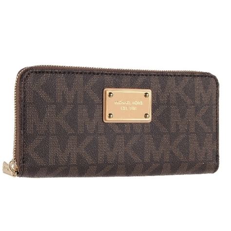 michael michael kors small logo and leather wallet|overstock michael kors wallet.